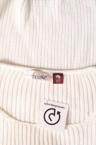 Дамски пуловер Linea Tesini, Размер M, Цвят Бял, Цена 26,75 лв.