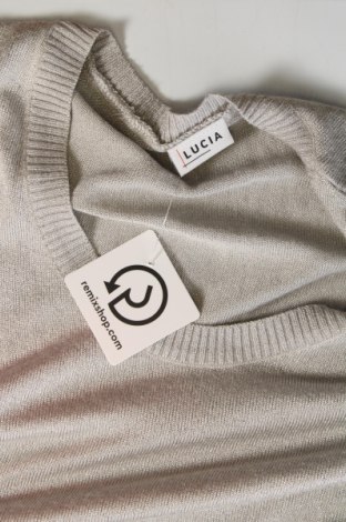 Дамски пуловер Lucia, Размер L, Цвят Сив, Цена 30,19 лв.
