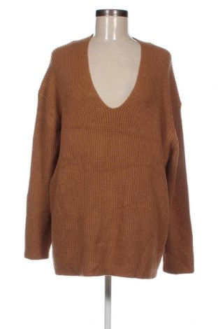 Дамски пуловер Mango, Размер XL, Цвят Кафяв, Цена 24,80 лв.