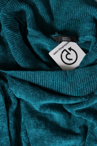 Γυναικείο πουλόβερ Marks & Spencer, Μέγεθος L, Χρώμα Μπλέ, Τιμή 5,68 €