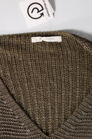 Дамски пуловер Monari, Размер L, Цвят Зелен, Цена 32,86 лв.