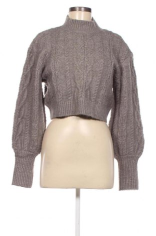 Дамски пуловер NA-KD, Размер M, Цвят Сив, Цена 16,40 лв.