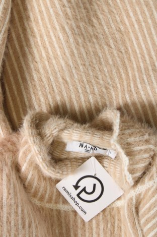 Γυναικείο πουλόβερ NA-KD, Μέγεθος L, Χρώμα  Μπέζ, Τιμή 14,28 €