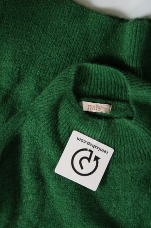 Дамски пуловер Nais, Размер M, Цвят Зелен, Цена 13,12 лв.