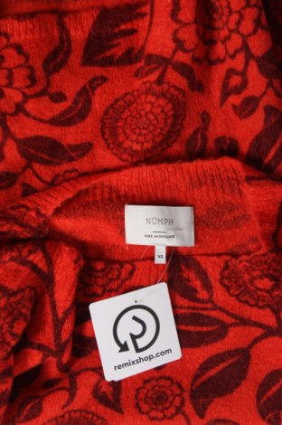 Дамски пуловер Numph, Размер XS, Цвят Червен, Цена 43,79 лв.