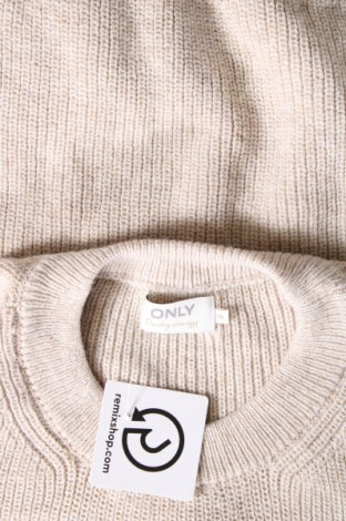 Дамски пуловер ONLY, Размер M, Цвят Бежов, Цена 10,80 лв.