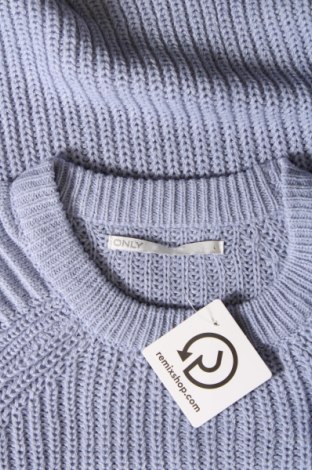 Дамски пуловер ONLY, Размер L, Цвят Син, Цена 12,32 лв.