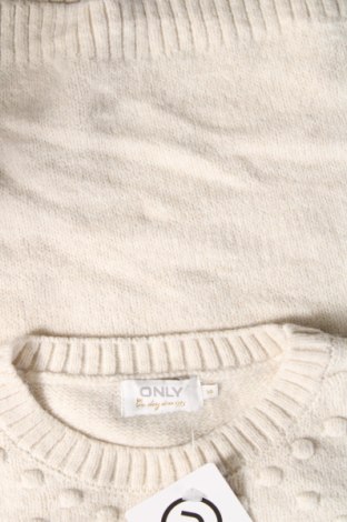 Дамски пуловер ONLY, Размер XS, Цвят Екрю, Цена 10,80 лв.