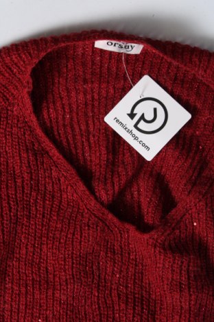 Γυναικείο πουλόβερ Orsay, Μέγεθος M, Χρώμα Κόκκινο, Τιμή 8,25 €