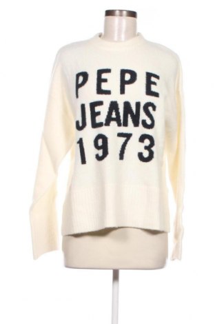 Дамски пуловер Pepe Jeans, Размер S, Цвят Бял, Цена 84,00 лв.