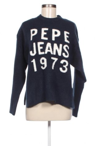 Дамски пуловер Pepe Jeans, Размер XS, Цвят Син, Цена 70,00 лв.