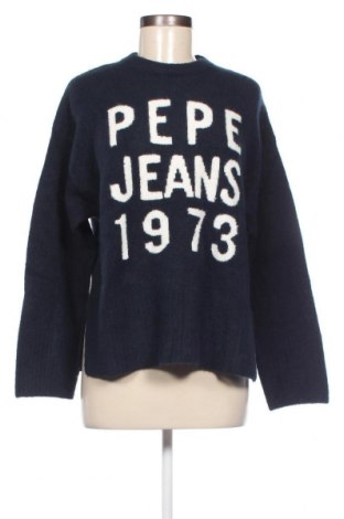 Дамски пуловер Pepe Jeans, Размер XS, Цвят Син, Цена 56,00 лв.