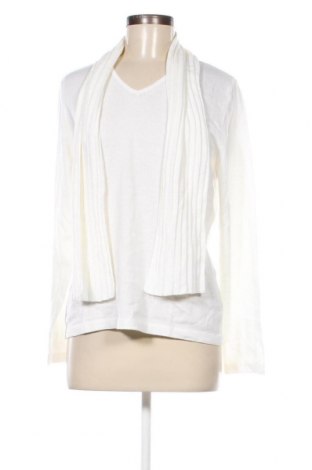 Дамски пуловер Peter Hahn, Размер M, Цвят Бял, Цена 56,00 лв.