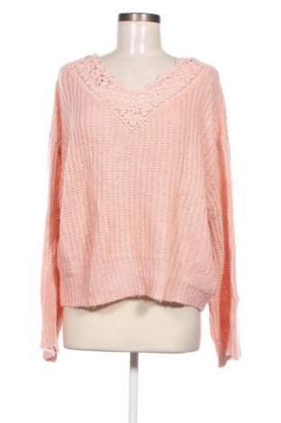 Дамски пуловер Pieces, Размер M, Цвят Розов, Цена 12,42 лв.