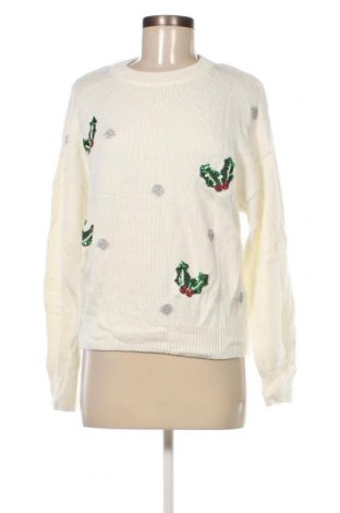Дамски пуловер Pimkie, Размер M, Цвят Бял, Цена 9,86 лв.