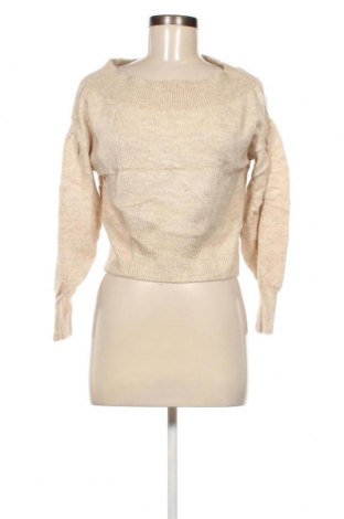 Дамски пуловер Pull&Bear, Размер XS, Цвят Бежов, Цена 9,57 лв.