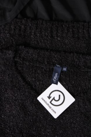Γυναικείο πουλόβερ S.Oliver, Μέγεθος XXL, Χρώμα Μαύρο, Τιμή 9,38 €