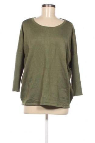 Дамски пуловер Saint Tropez, Размер XXL, Цвят Зелен, Цена 22,55 лв.