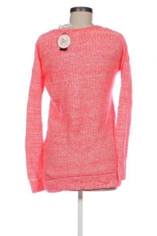 Дамски пуловер So, Размер M, Цвят Розов, Цена 18,40 лв.