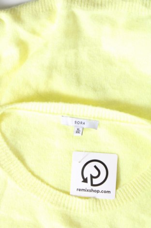 Γυναικείο πουλόβερ Sora, Μέγεθος XL, Χρώμα Κίτρινο, Τιμή 8,43 €