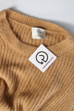 Дамски пуловер Terra di Siena, Размер M, Цвят Бежов, Цена 16,40 лв.