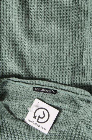 Дамски пуловер Terranova, Размер S, Цвят Зелен, Цена 11,60 лв.