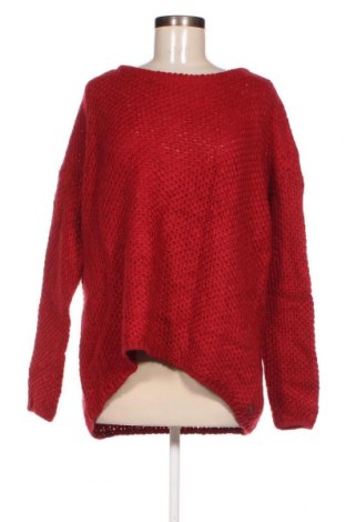 Дамски пуловер Tom Tailor, Размер XL, Цвят Червен, Цена 13,53 лв.