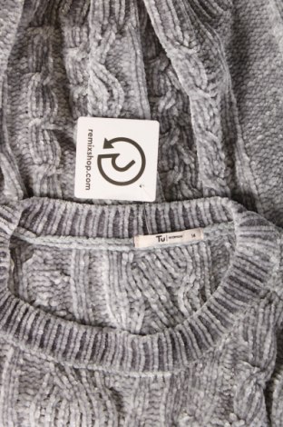 Γυναικείο πουλόβερ Tu, Μέγεθος L, Χρώμα Γκρί, Τιμή 5,02 €