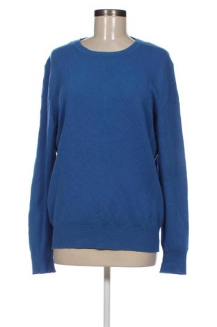 Дамски пуловер United Colors Of Benetton, Размер L, Цвят Син, Цена 22,55 лв.