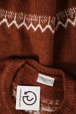 Дамски пуловер VILA, Размер M, Цвят Кафяв, Цена 11,34 лв.