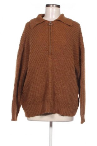 Дамски пуловер Via, Размер XL, Цвят Кафяв, Цена 18,85 лв.