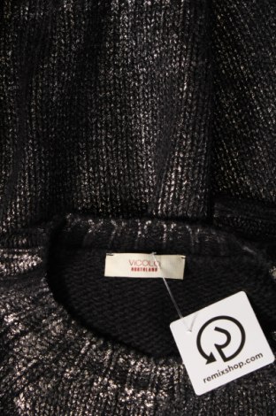 Дамски пуловер Vicolo, Размер M, Цвят Черен, Цена 29,14 лв.