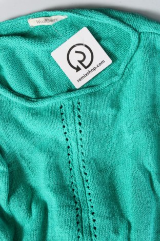 Дамски пуловер WoolOvers, Размер L, Цвят Зелен, Цена 16,40 лв.