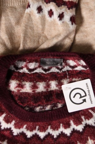Дамски пуловер Yessica, Размер L, Цвят Бежов, Цена 11,60 лв.