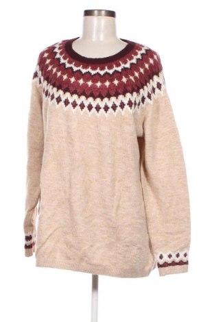 Дамски пуловер Yessica, Размер L, Цвят Бежов, Цена 11,60 лв.