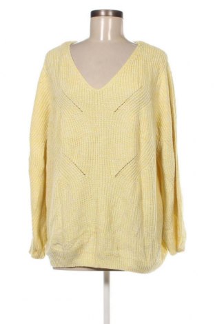 Γυναικείο πουλόβερ Yessica, Μέγεθος XXL, Χρώμα Κίτρινο, Τιμή 12,56 €