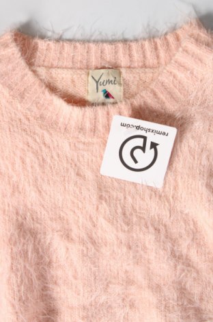 Дамски пуловер Yumi, Размер S, Цвят Розов, Цена 16,40 лв.