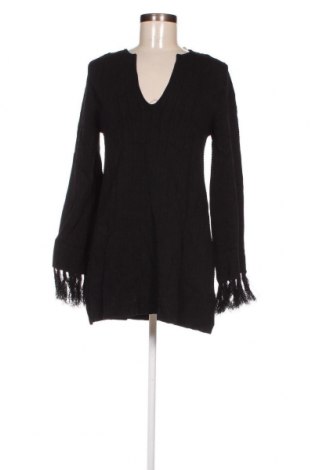 Дамски пуловер Zara, Размер M, Цвят Черен, Цена 11,61 лв.