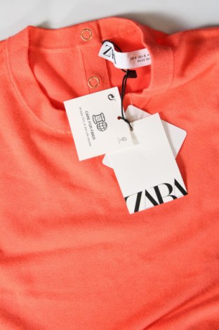Дамски пуловер Zara, Размер S, Цвят Оранжев, Цена 43,79 лв.