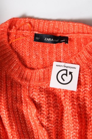 Дамски пуловер Zara, Размер S, Цвят Оранжев, Цена 9,99 лв.