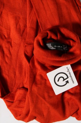 Дамски пуловер Zara, Размер M, Цвят Оранжев, Цена 9,45 лв.
