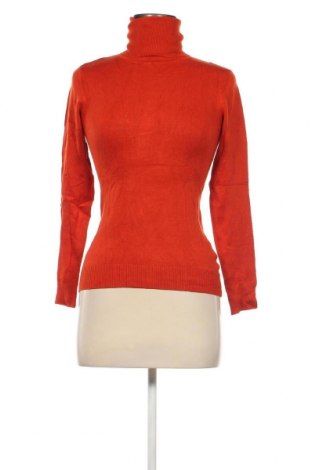 Дамски пуловер Zara, Размер M, Цвят Оранжев, Цена 10,80 лв.