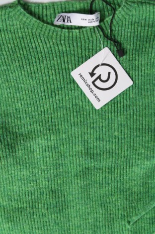 Damenpullover Zara, Größe M, Farbe Grün, Preis 9,77 €