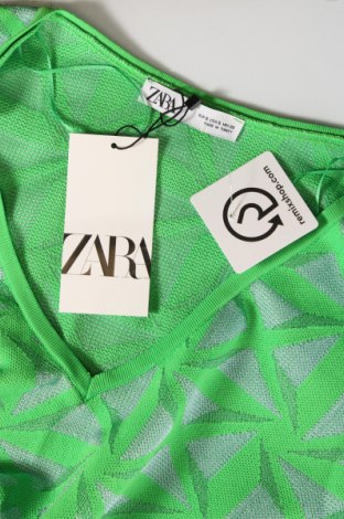 Pulover de femei Zara, Mărime S, Culoare Verde, Preț 105,97 Lei