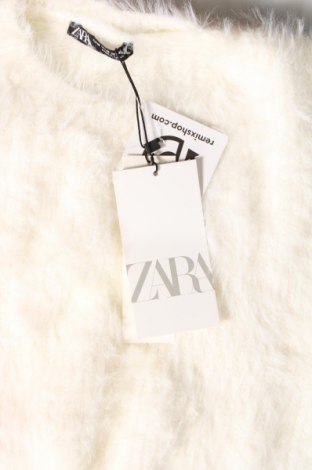 Дамски пуловер Zara, Размер M, Цвят Бял, Цена 43,36 лв.