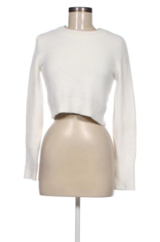 Дамски пуловер Zara, Размер L, Цвят Бял, Цена 14,04 лв.