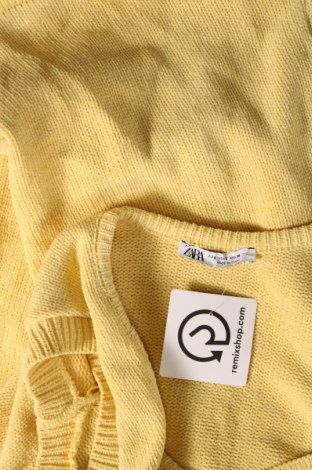 Dámský svetr Zara, Velikost L, Barva Žlutá, Cena  157,00 Kč