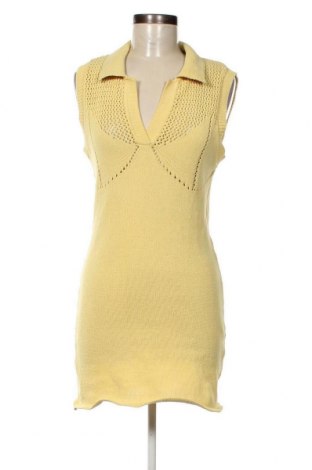 Дамски пуловер Zara, Размер L, Цвят Жълт, Цена 13,75 лв.