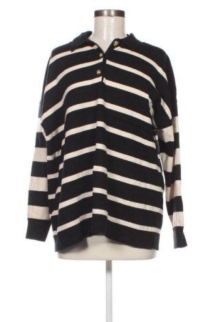 Дамски пуловер Zara, Размер L, Цвят Черен, Цена 14,04 лв.