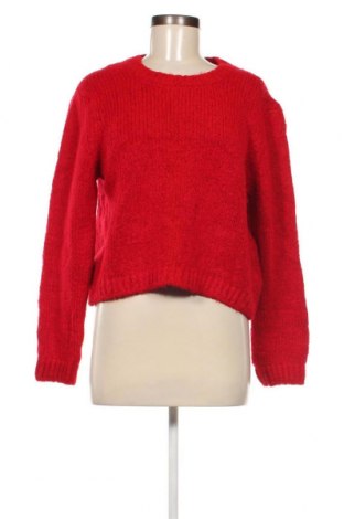 Дамски пуловер Zara Knitwear, Размер L, Цвят Червен, Цена 9,18 лв.